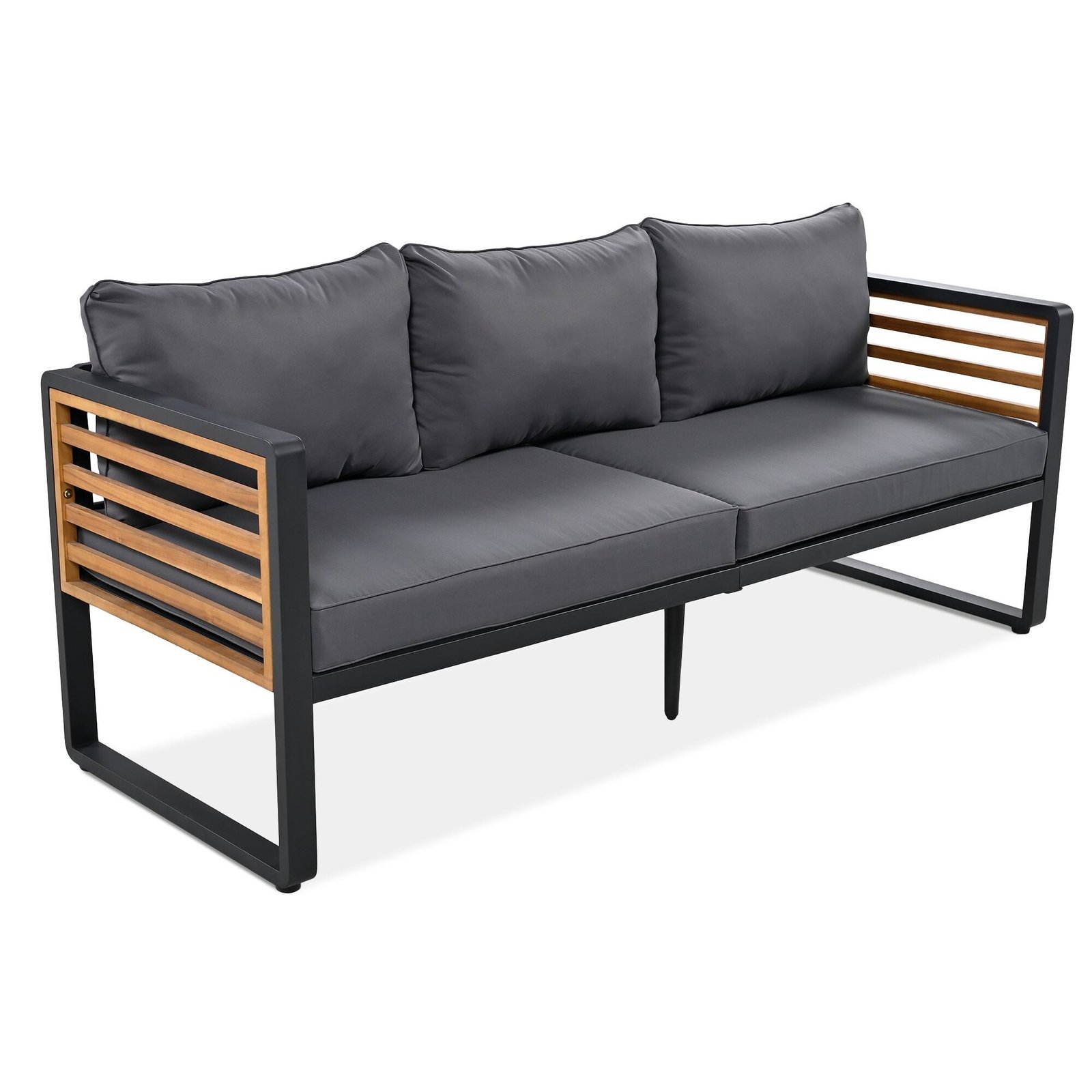 4-Piece Outdoor Conversation Set with Removable Cushions by Leisure Zone - Image 30