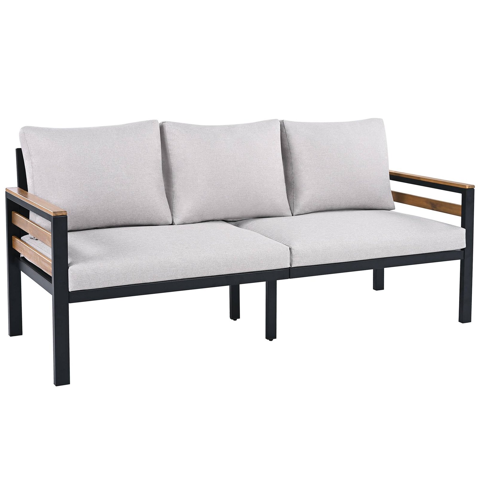 4-Piece Outdoor Patio Conversation Set with A Coffee Table by Leisure Zone - Image 6
