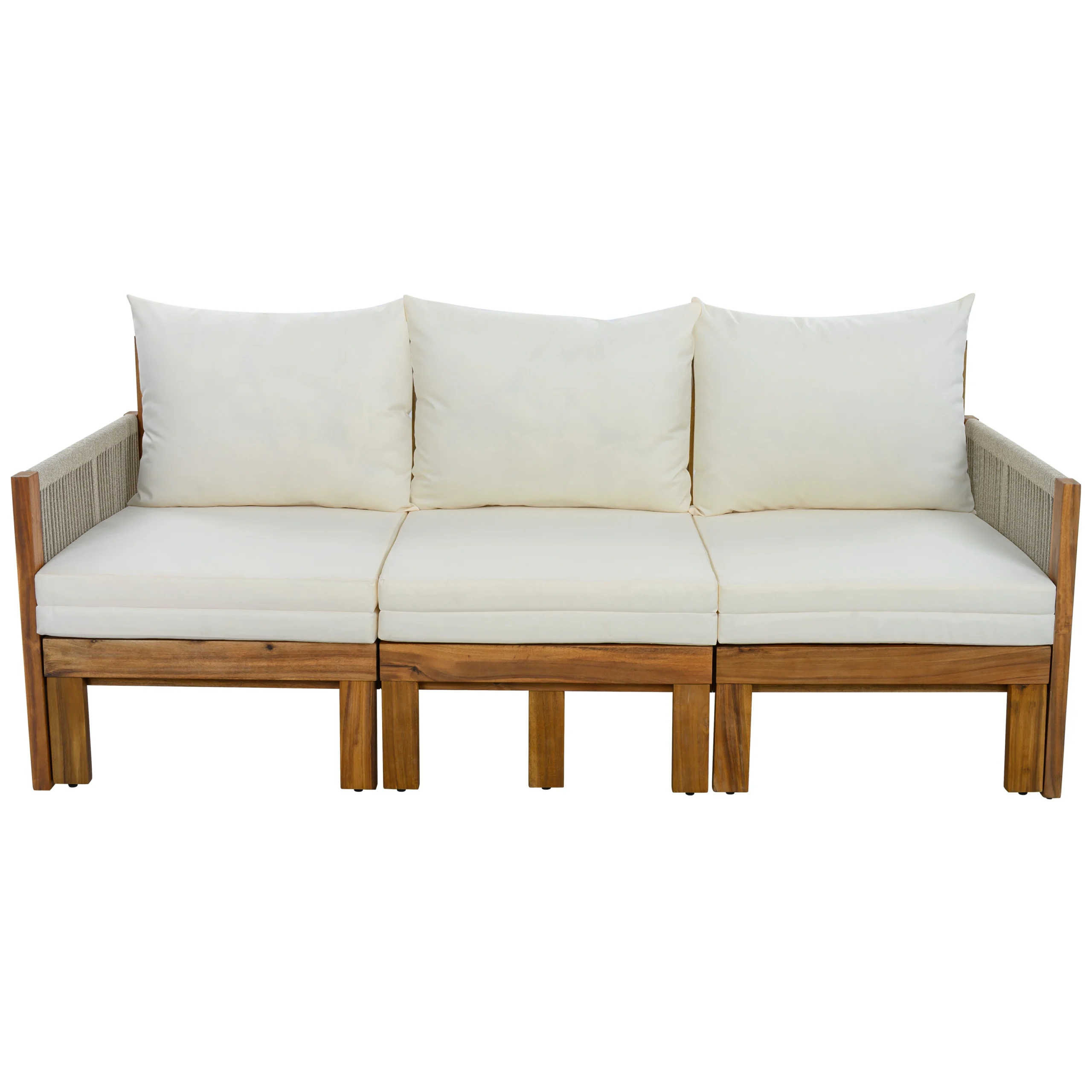 3-in-1 Outdoor Daybed & Patio Sofa with Pull-Out Sleeper by Leisure Zone - Image 7