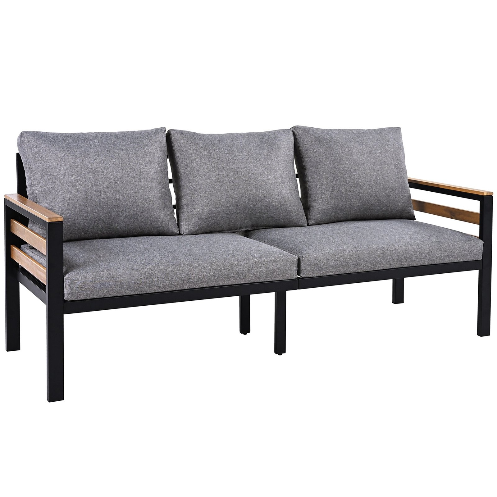 4-Piece Outdoor Patio Conversation Set with A Coffee Table by Leisure Zone - Image 15