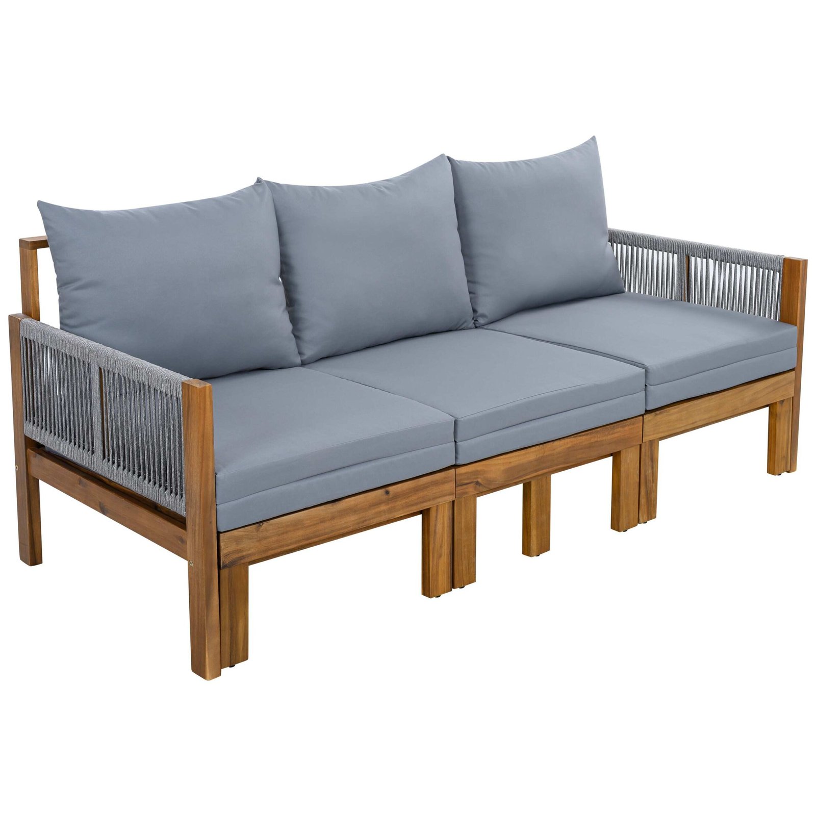 3-in-1 Outdoor Daybed & Patio Sofa with Pull-Out Sleeper by Leisure Zone - Image 25