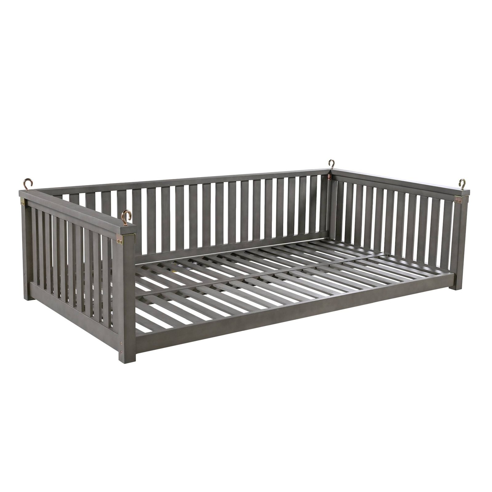 Minimalist Twin Size Garden Swing Bed by Leisure Zone - Image 17