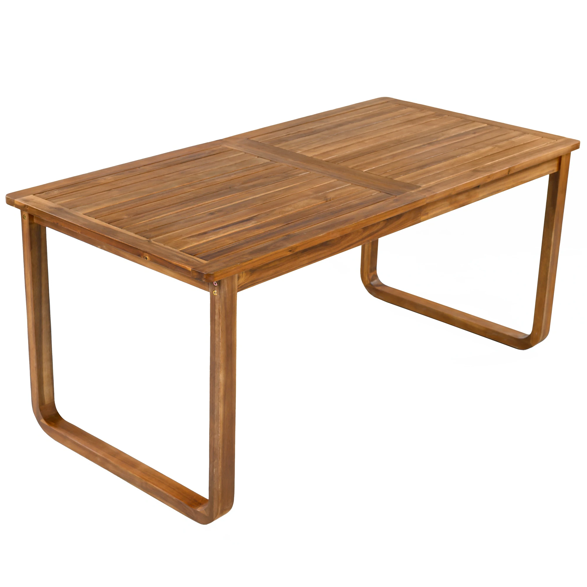 7-Piece Acacia Wood Outdoor Dining Set with Water-Resistant Cushions by Leisure Zone - Image 9