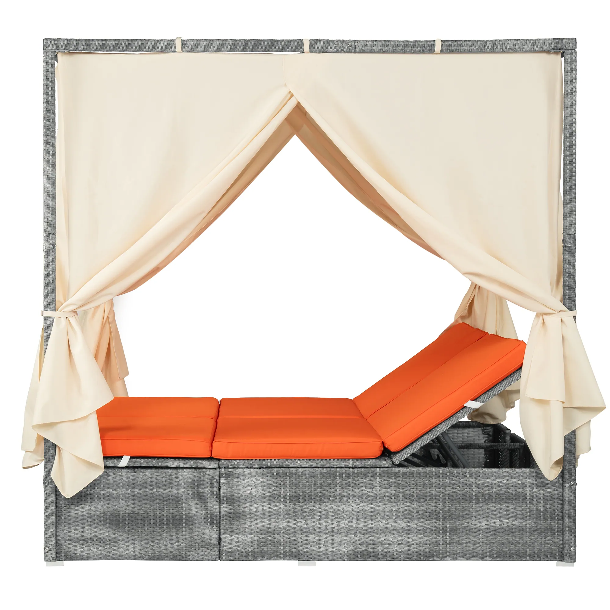 Adjustable Outdoor Sun Lounger with Canopy by Leisure Zone - Image 24