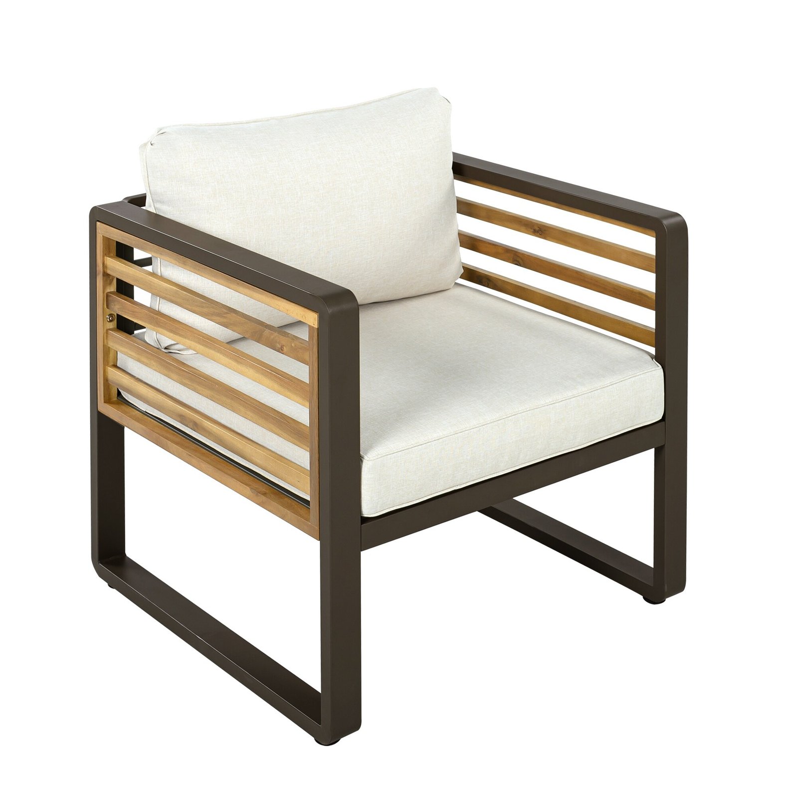 4-Piece Outdoor Conversation Set with Removable Cushions by Leisure Zone - Image 41