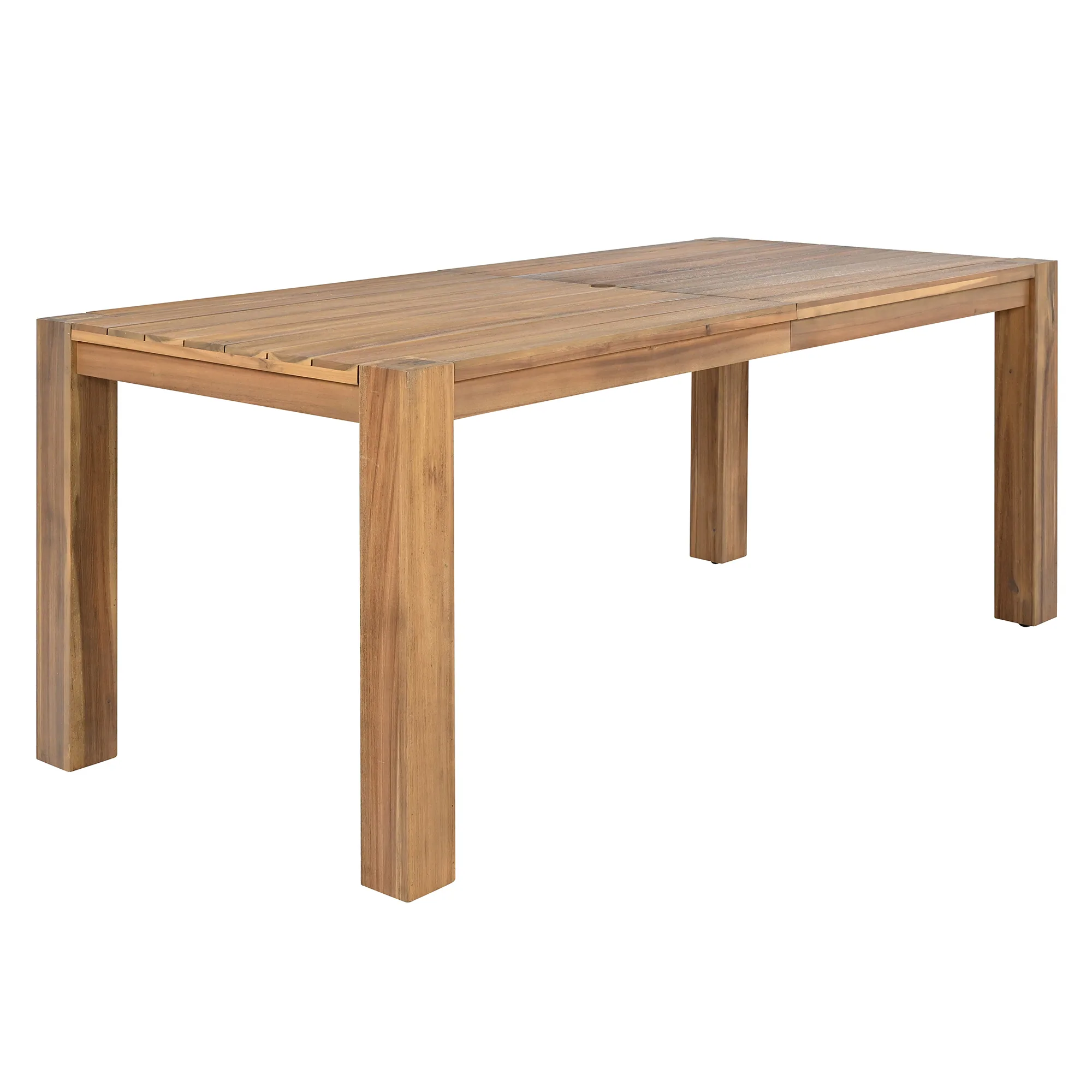 Acacia Wood Patio Table & Chairs with Cushions by Leisure Zone - Image 7