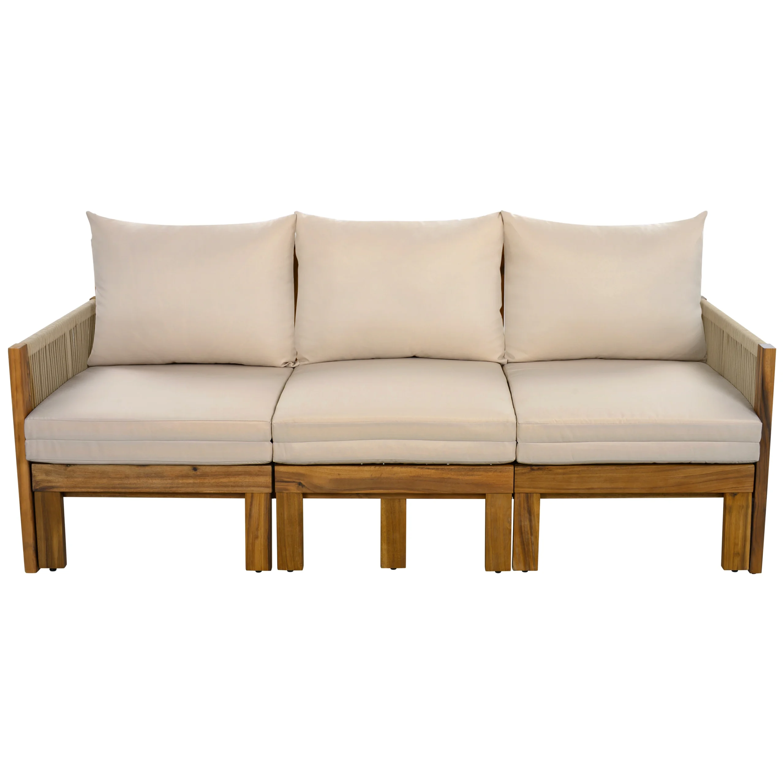 3-in-1 Outdoor Daybed & Patio Sofa with Pull-Out Sleeper by Leisure Zone - Image 14