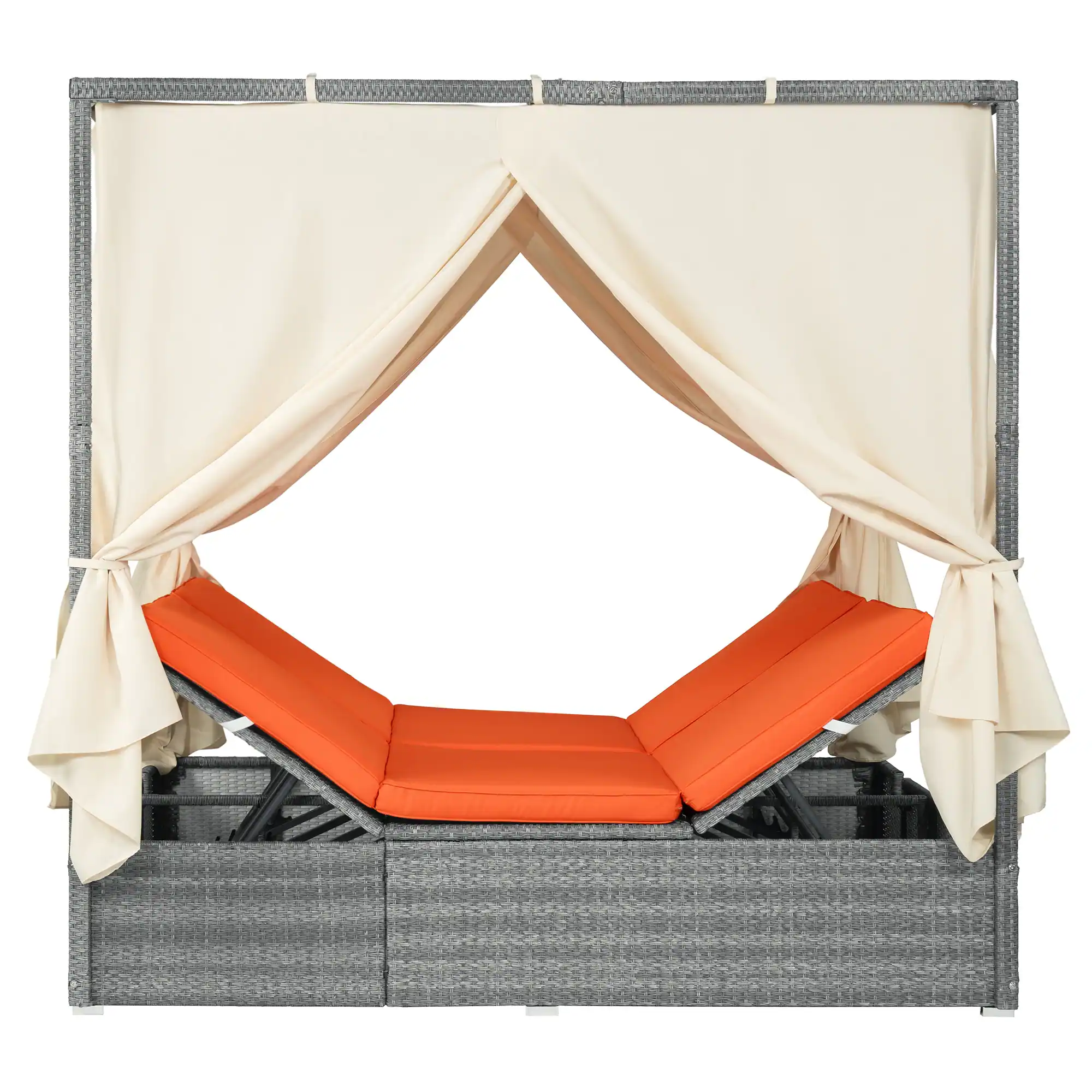 Adjustable Outdoor Sun Lounger with Canopy by Leisure Zone - Image 25