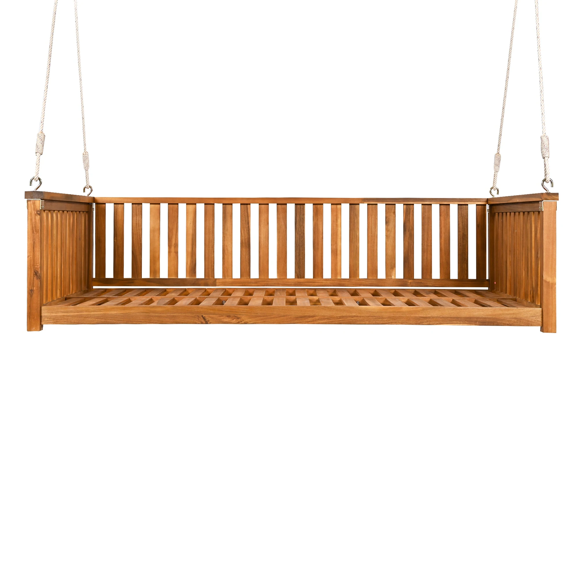 Minimalist Twin Size Garden Swing Bed by Leisure Zone - Image 23
