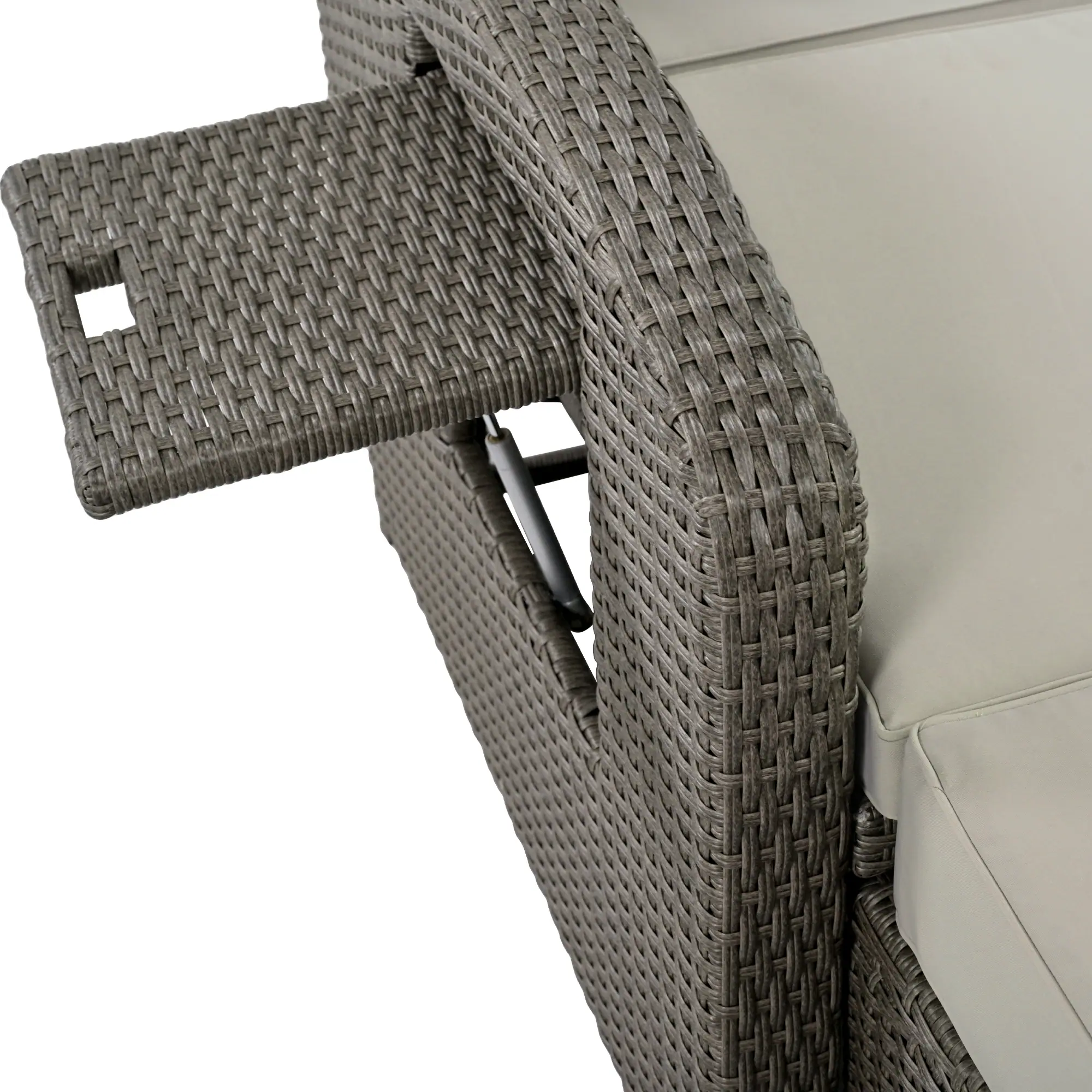 2-Person Reclining Daybed with Adjustable Back & Cushions by Leisure Zone - Image 18