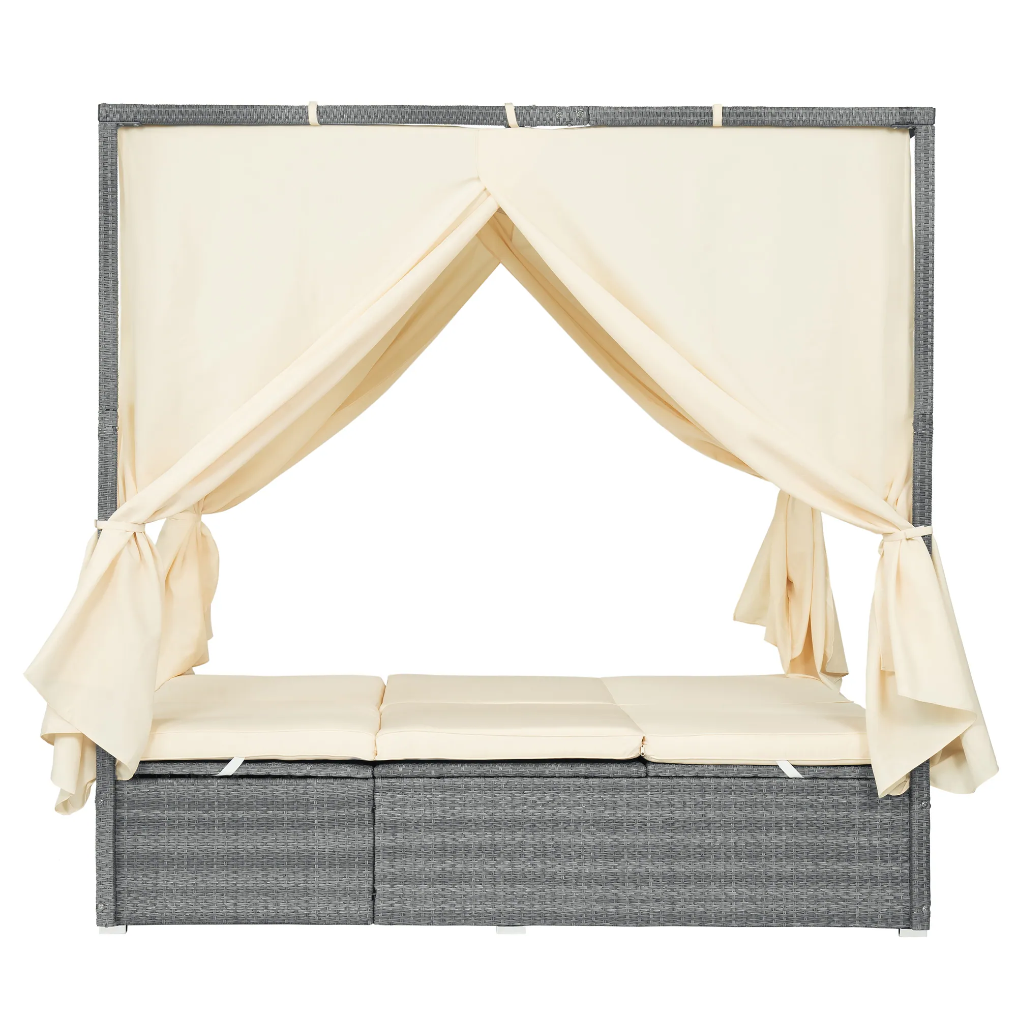 Adjustable Outdoor Sun Lounger with Canopy by Leisure Zone - Image 5