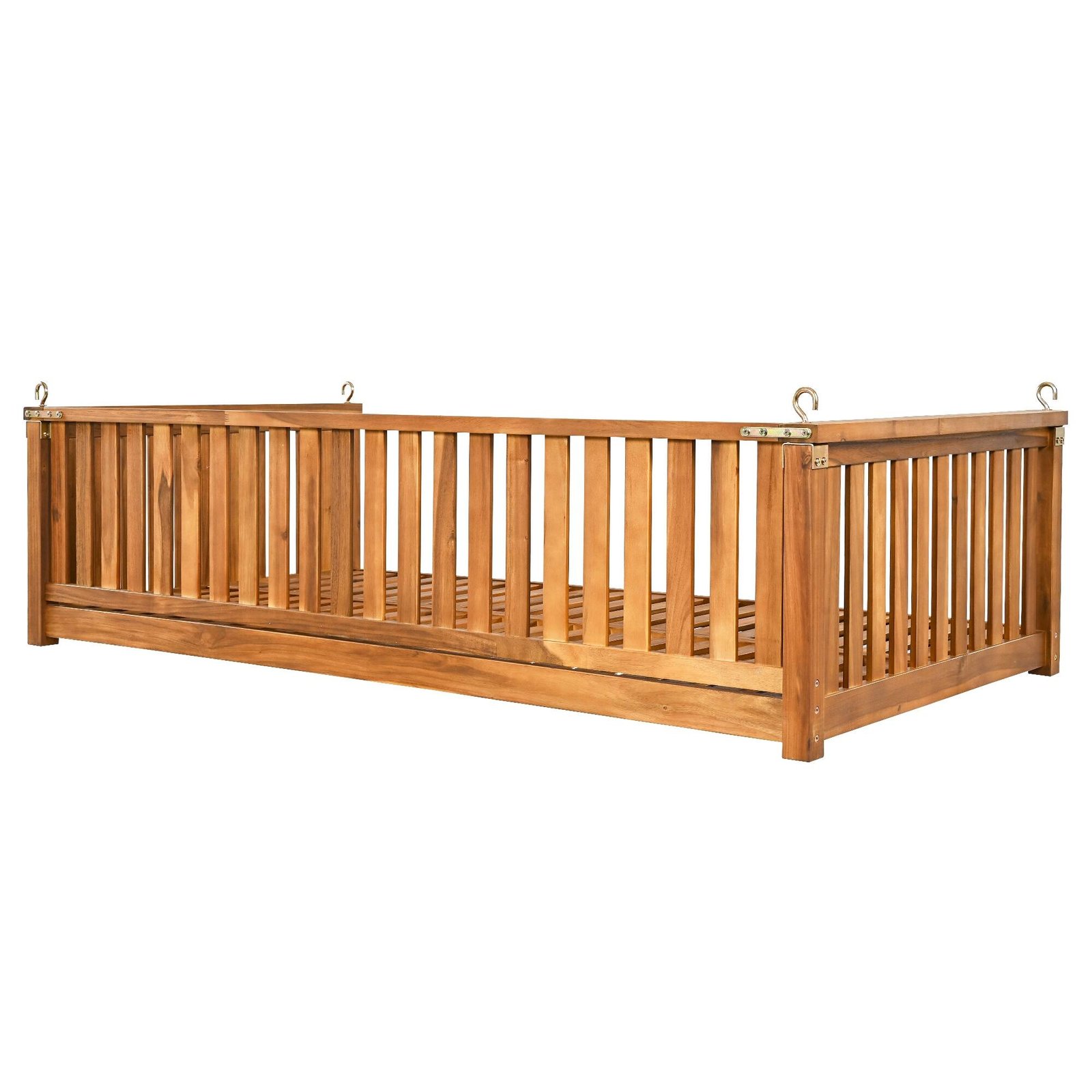 Minimalist Twin Size Garden Swing Bed by Leisure Zone - Image 22