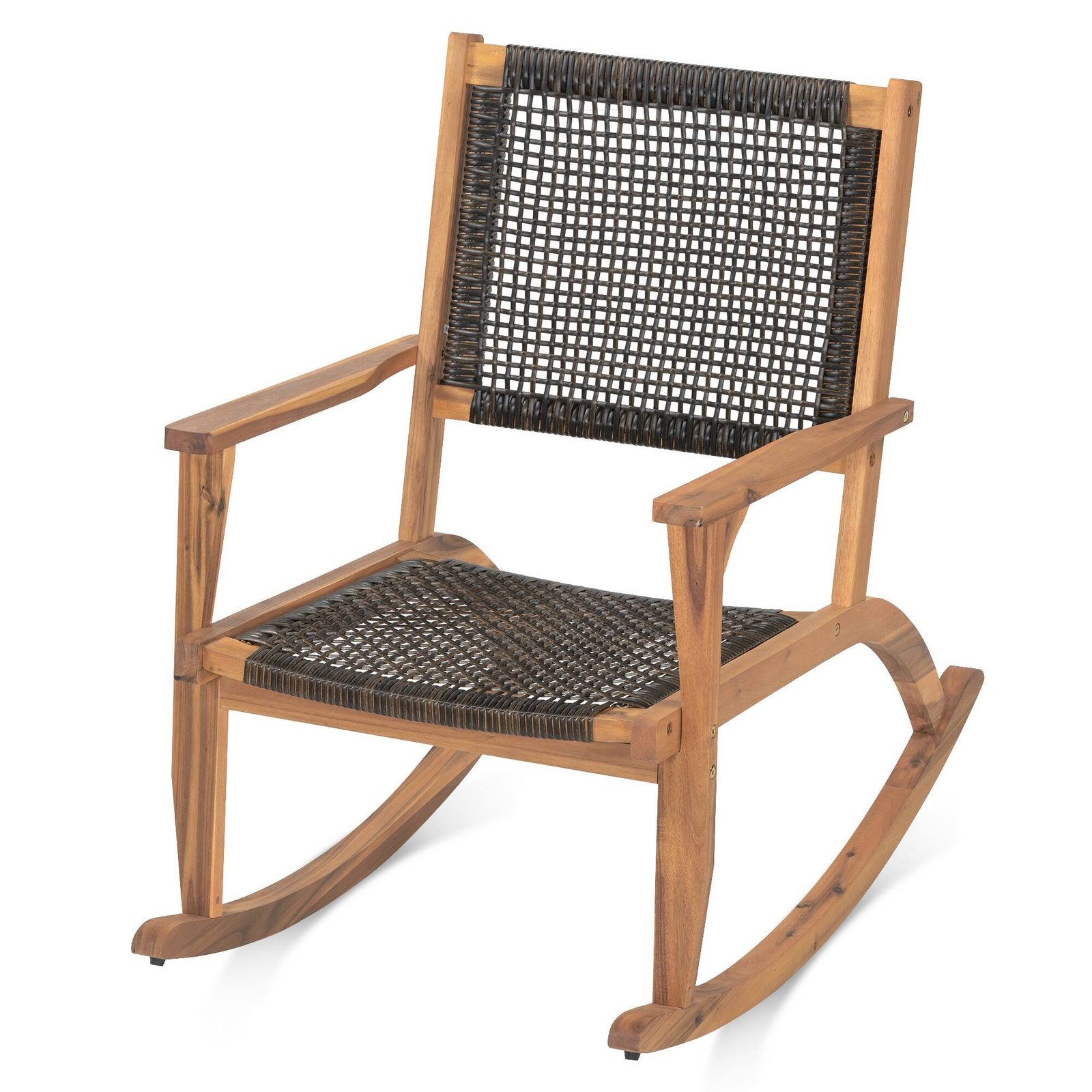 Comfortable Garden Porch Rocking Chairs(Set of 2) by Leisure Zone - Image 13