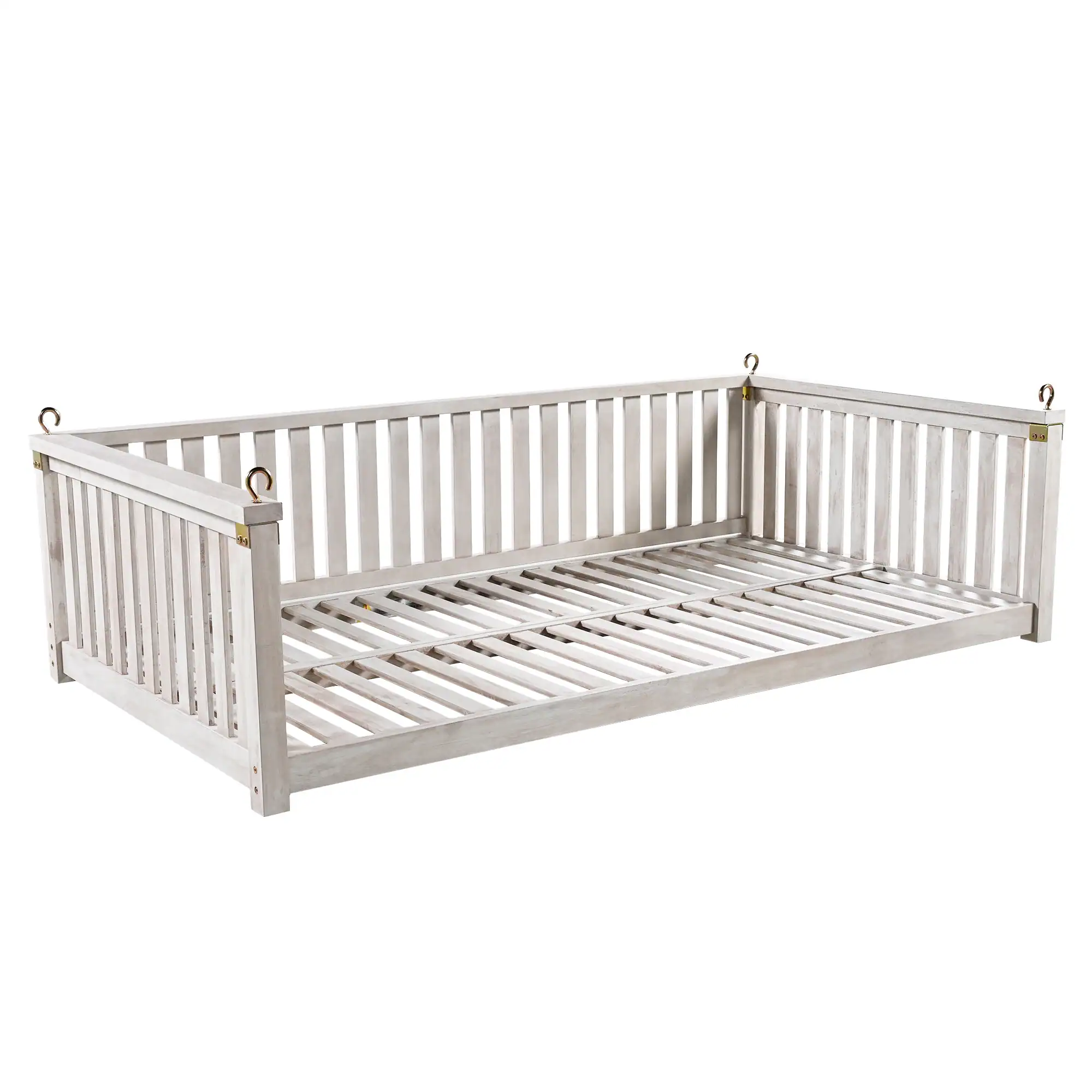 Minimalist Twin Size Garden Swing Bed by Leisure Zone - Image 6