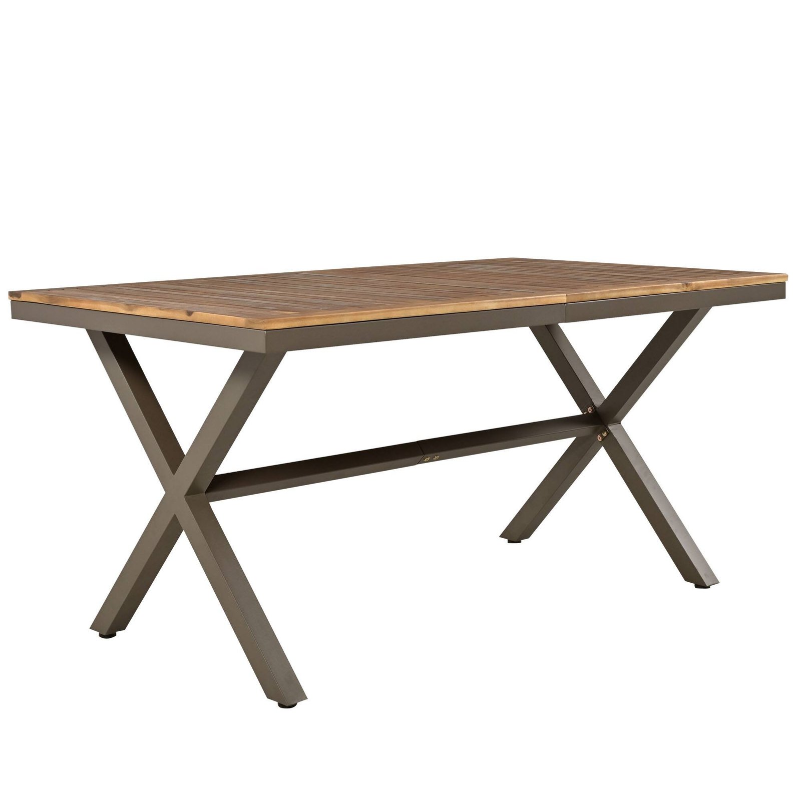 7-Piece Patio Dining Set with Acacia Wood Table and Ergonomically Designed Chairs by Leisure Zone - Image 6