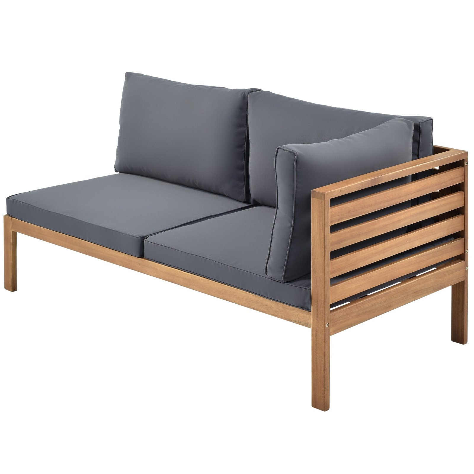 Acacia L-Shape Outdoor Conversation Set by Leisure Zone - Image 15