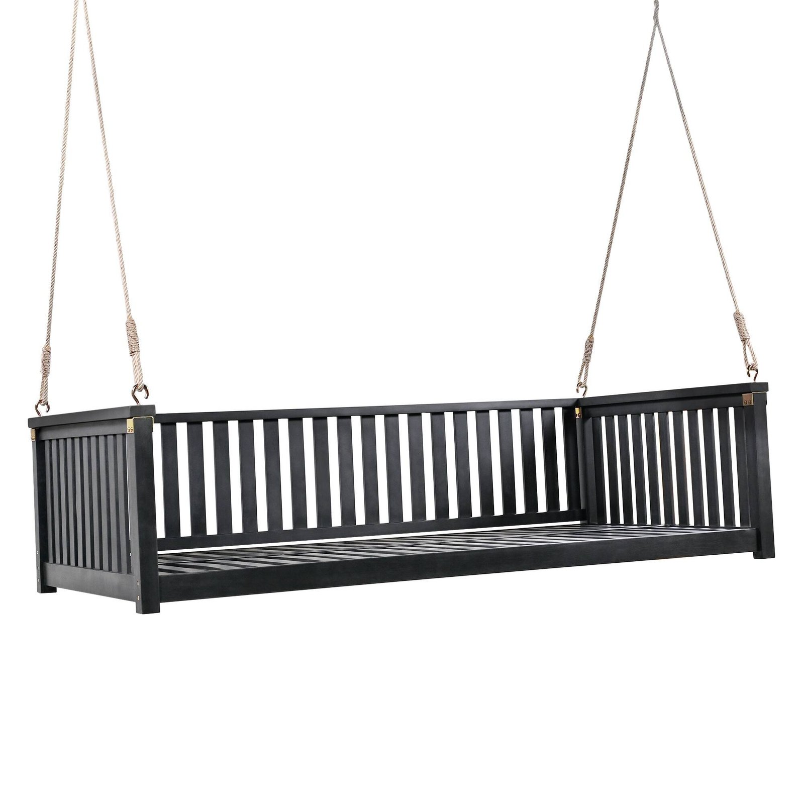 Minimalist Twin Size Garden Swing Bed by Leisure Zone - Image 12