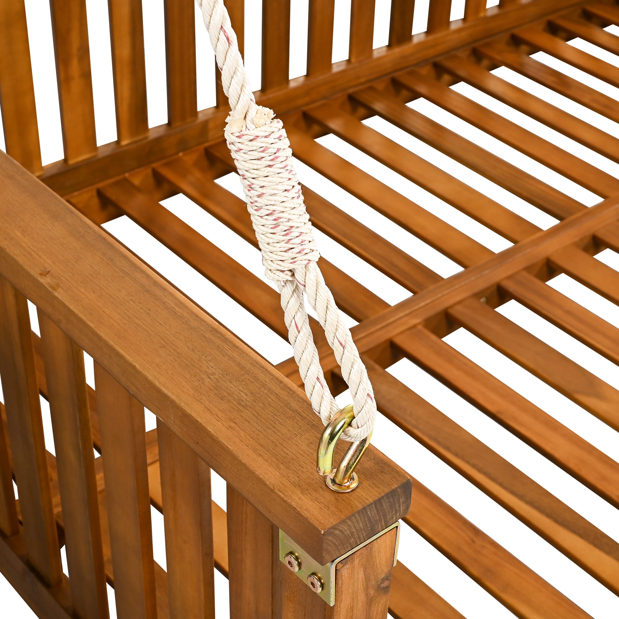 Minimalist Twin Size Garden Swing Bed by Leisure Zone - Image 26