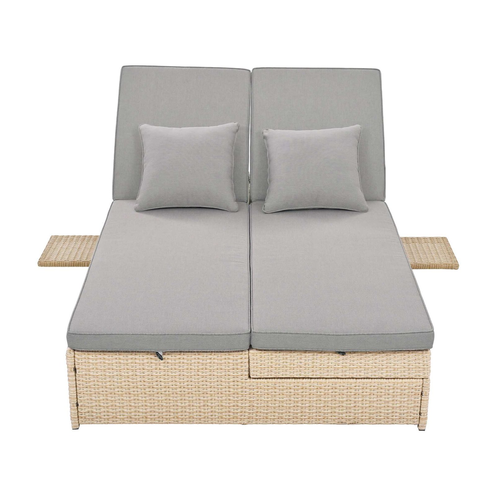 Luxury Adjustable Double Chaise Lounge by Leisure Zone - Image 3