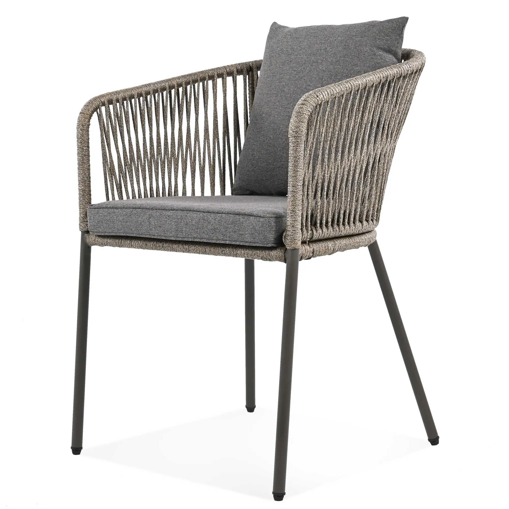 7-Piece Patio Dining Set with Acacia Wood Table and Ergonomically Designed Chairs by Leisure Zone - Image 16