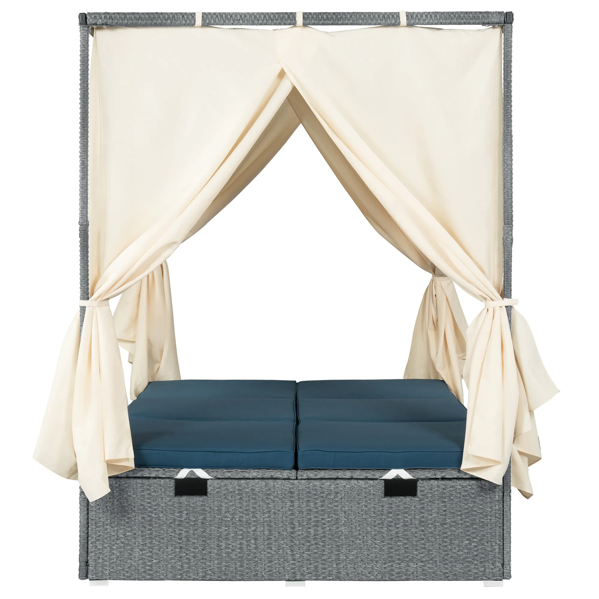 Adjustable Outdoor Sun Lounger with Canopy by Leisure Zone - Image 18