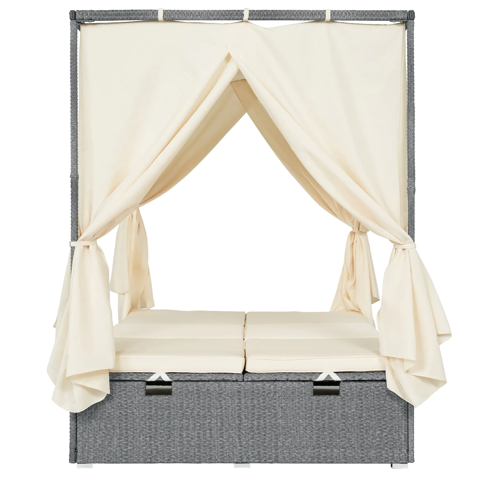 Adjustable Outdoor Sun Lounger with Canopy by Leisure Zone - Image 10