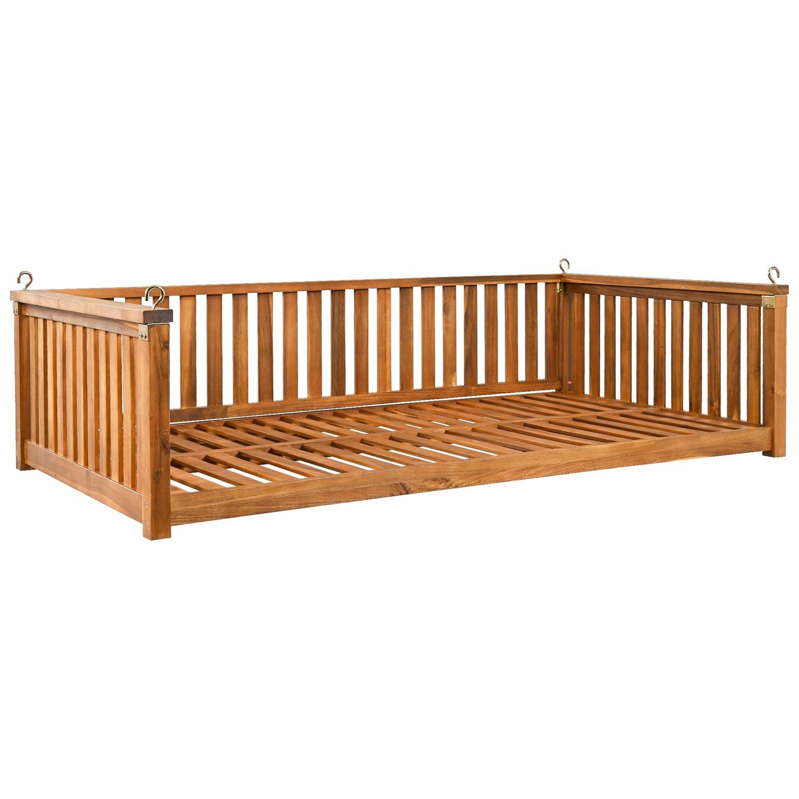 Minimalist Twin Size Garden Swing Bed by Leisure Zone - Image 24