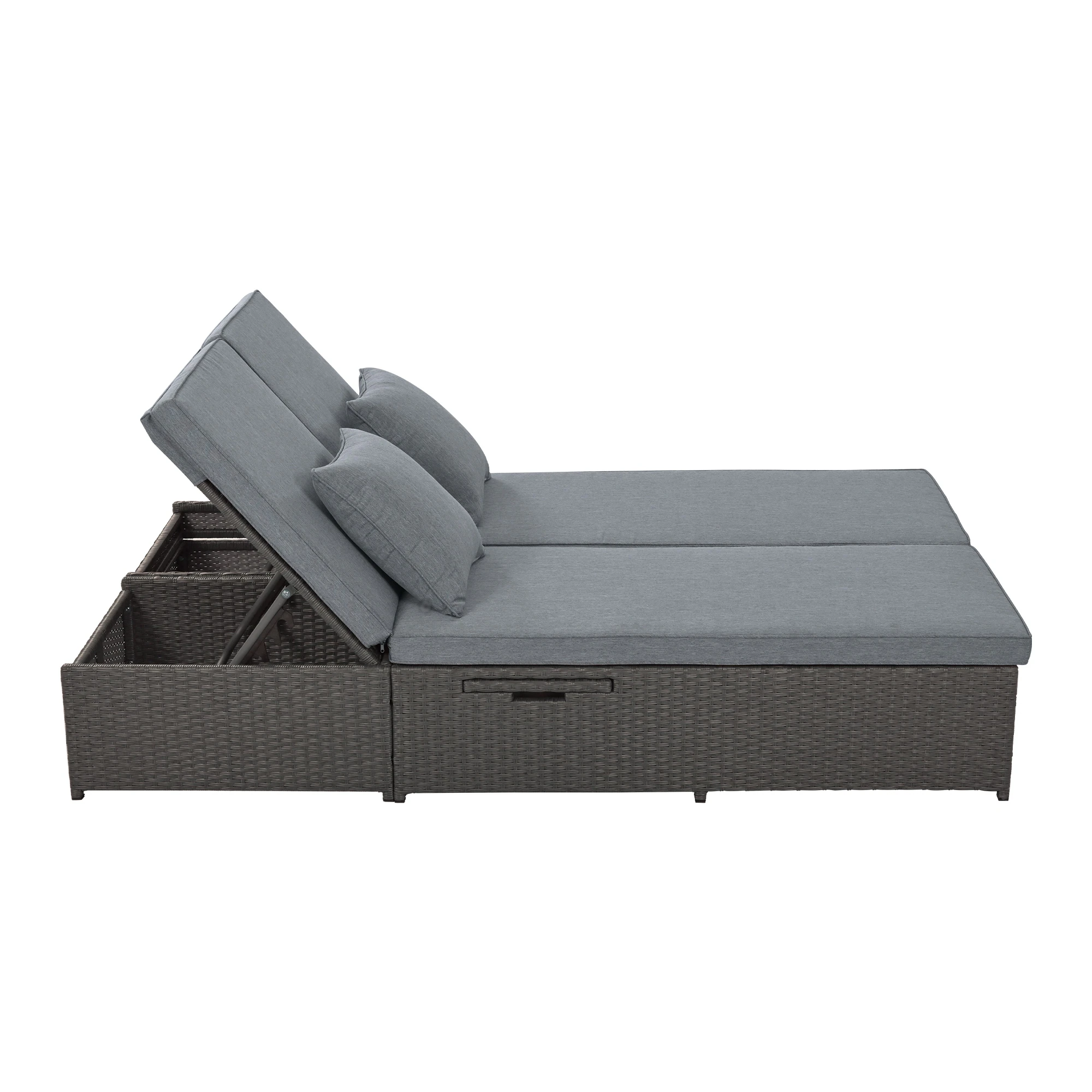 Luxury Adjustable Double Chaise Lounge by Leisure Zone - Image 9